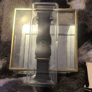 Black Silicone Watch Band for Apple Watch 44MM. Never used.
